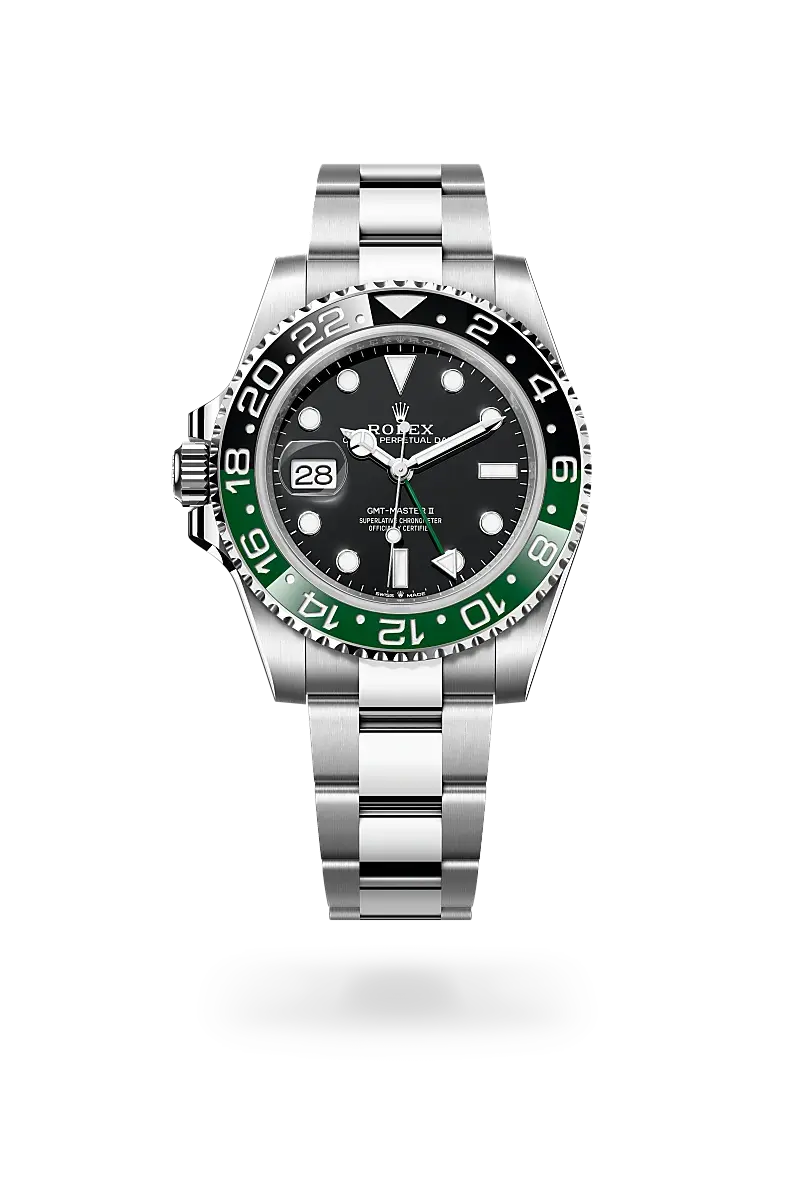Rolex GMT-Master II Oyster, 40 mm, Edelstahl Oystersteel - M126720VTNR-0001 at Huber Fine Watches & Jewellery