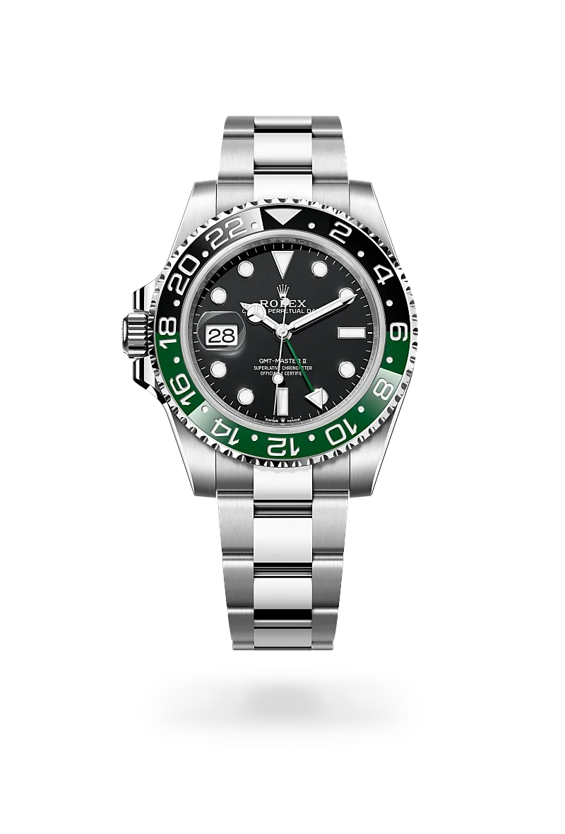Rolex GMT-Master II Oyster, 40 mm, Edelstahl Oystersteel - M126720VTNR-0001 at Huber Fine Watches & Jewellery