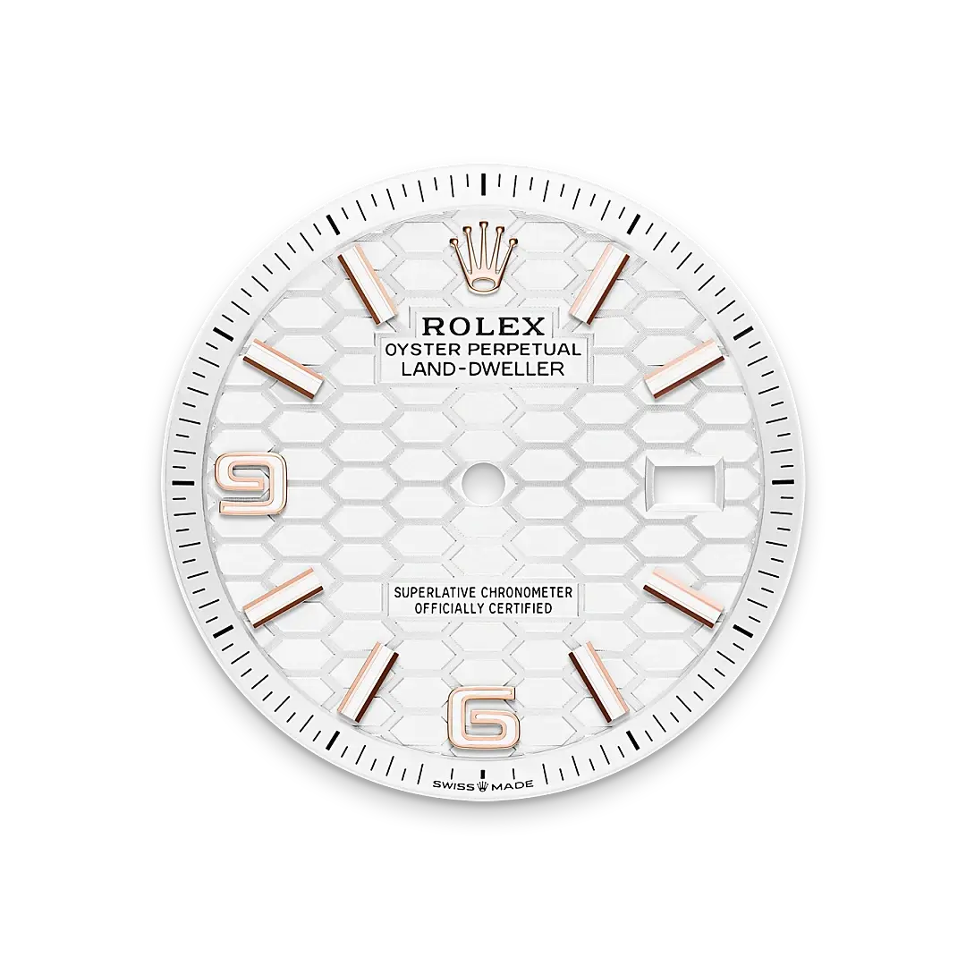 Intense white dial