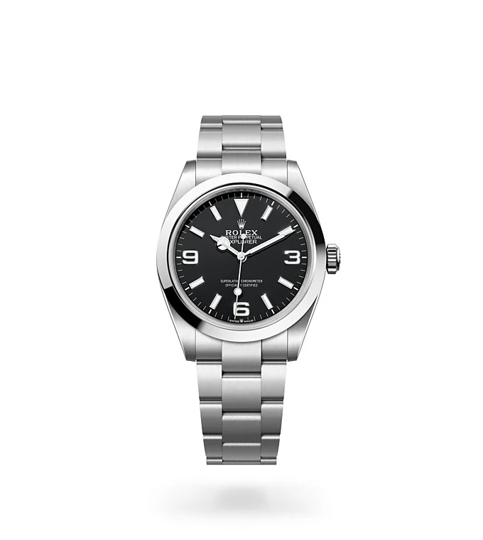 Rolex Explorer Oyster, 40 mm, Edelstahl Oystersteel - M224270-0001 at Huber Fine Watches & Jewellery