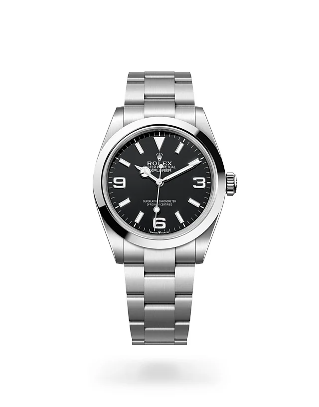 Rolex Explorer Oyster, 40 mm, Edelstahl Oystersteel - M224270-0001 at Huber Fine Watches & Jewellery