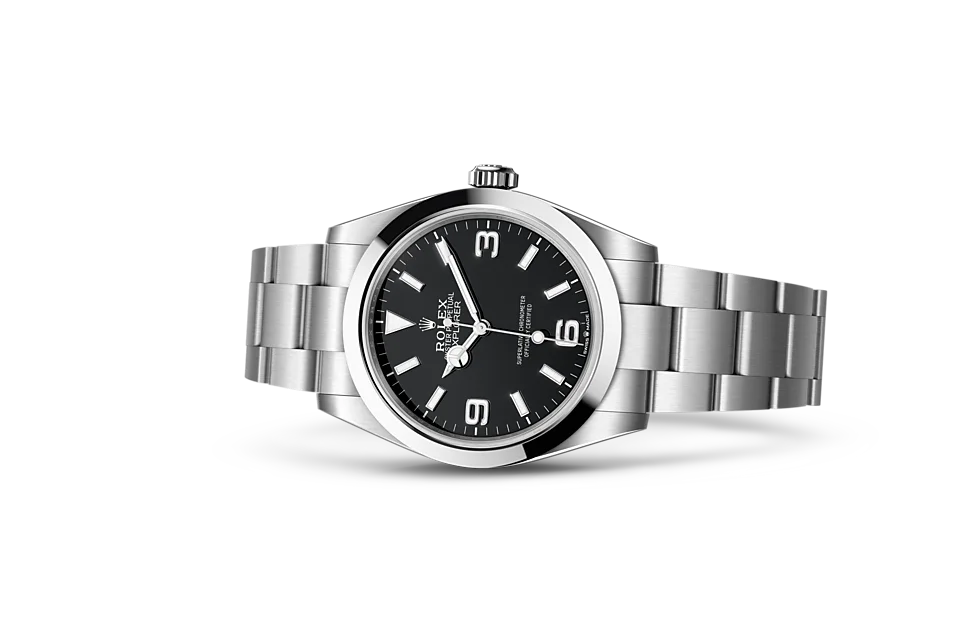 Rolex Explorer Oyster, 40 mm, Edelstahl Oystersteel - M224270-0001 at Huber Fine Watches & Jewellery