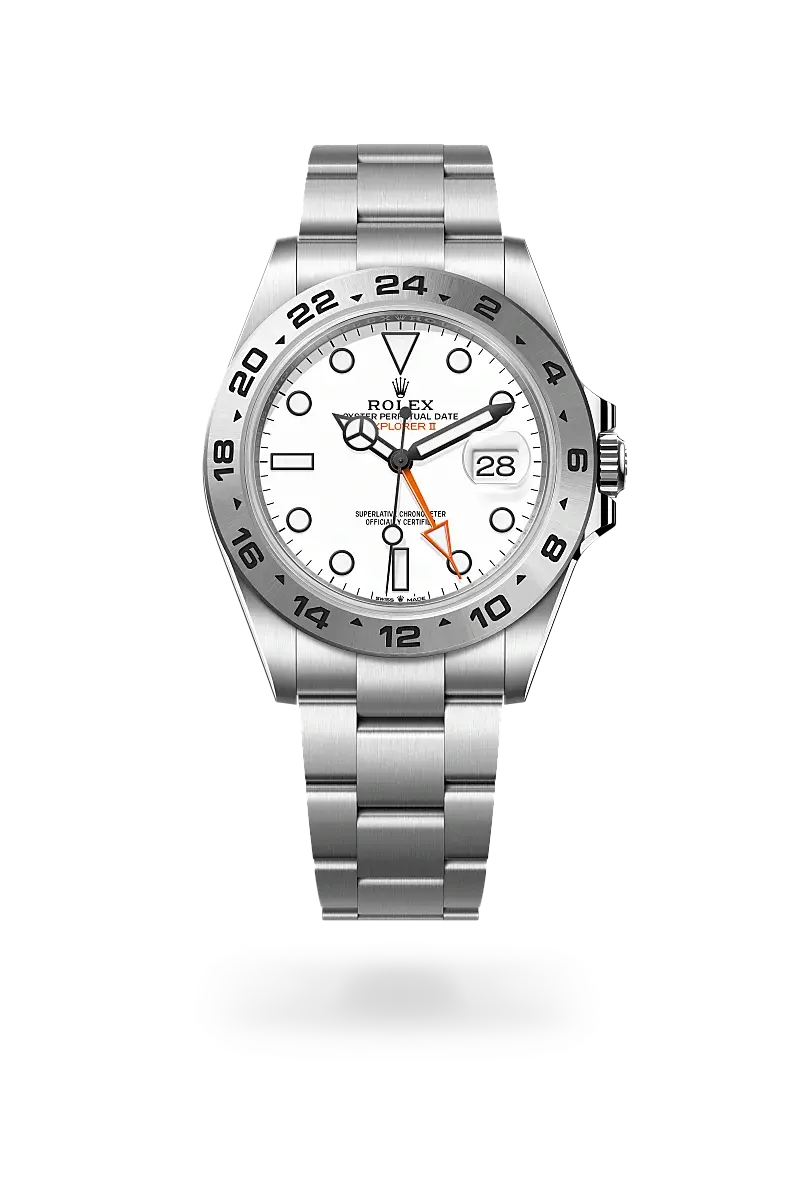 Rolex Explorer II Oyster, 42 mm, Edelstahl Oystersteel - M226570-0001 at Huber Fine Watches & Jewellery