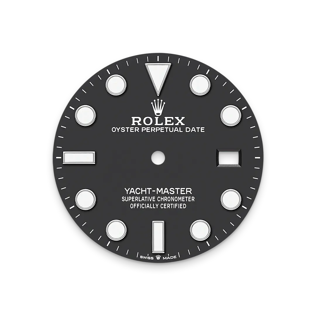 Intense black dial
