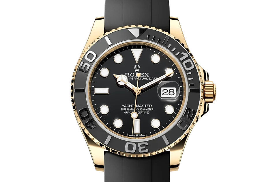 Rolex Yacht-Master Oyster, 42 mm, Gelbgold - M226658-0001 at Huber Fine Watches & Jewellery