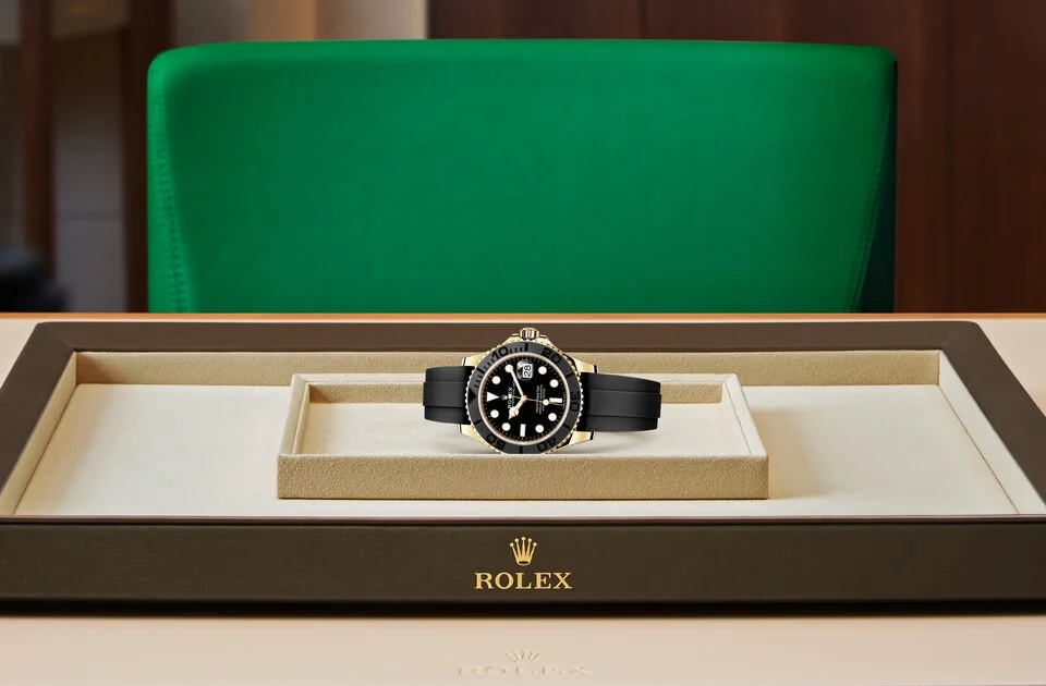 Rolex Yacht-Master Oyster, 42 mm, Gelbgold - M226658-0001 at Huber Fine Watches & Jewellery