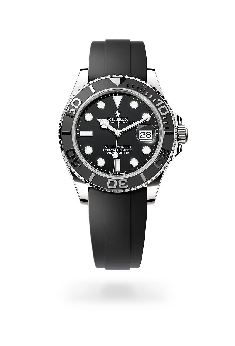 Rolex Yacht-Master Oyster, 42 mm, white gold - M226659-0002 at Huber Fine Watches & Jewellery