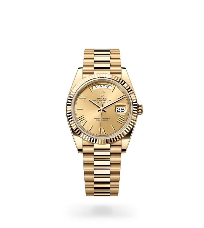 Rolex Day-Date Oyster, 40 mm, Gelbgold - M228238-0006 at Huber Fine Watches & Jewellery