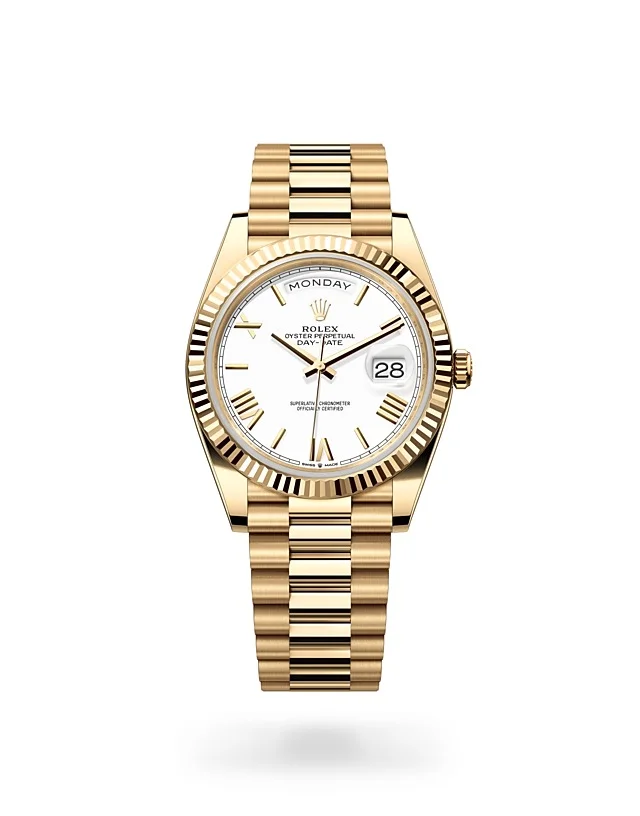 Rolex Day-Date Oyster, 40 mm, Gelbgold - M228238-0042 at Huber Fine Watches & Jewellery