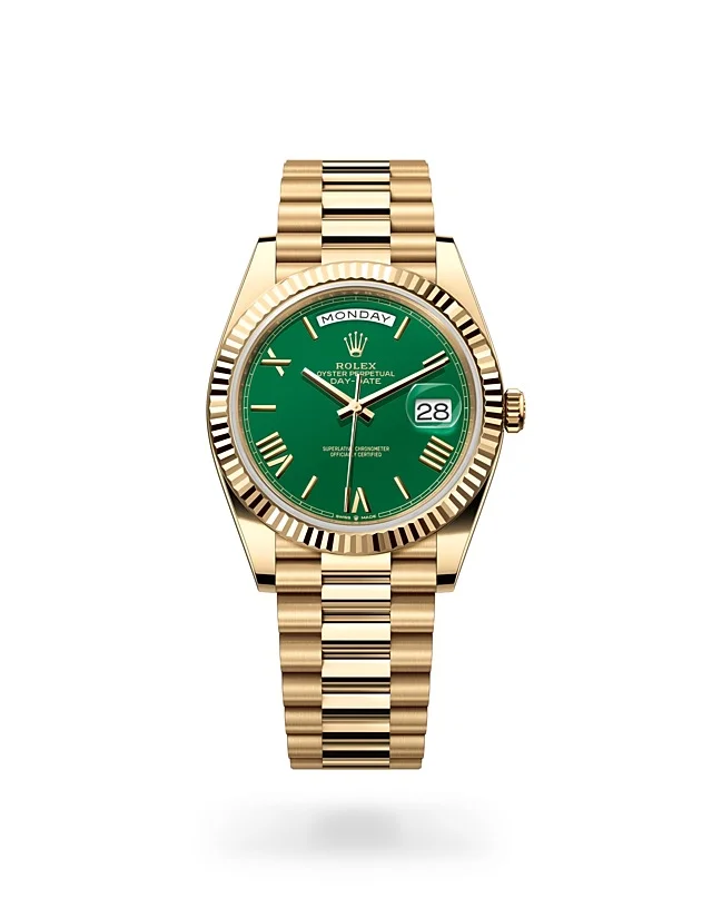 Rolex Day-Date Oyster, 40 mm, Gelbgold - M228238-0061 at Huber Fine Watches & Jewellery