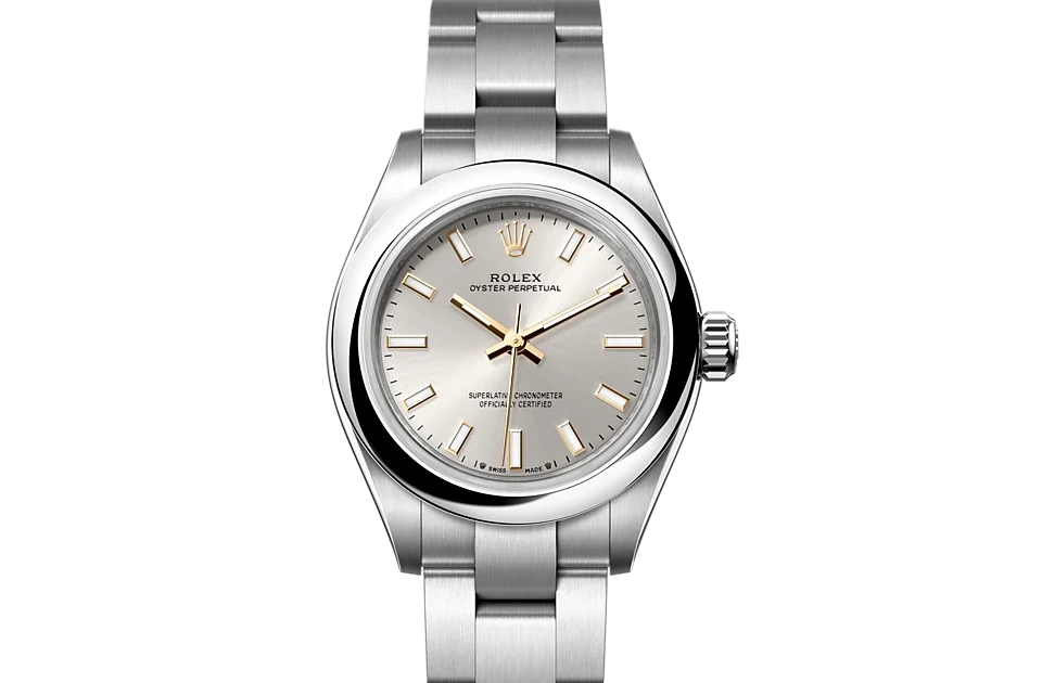 Rolex Oyster Perpetual Oyster, 28 mm, Edelstahl Oystersteel - M276200-0001 at Huber Fine Watches & Jewellery