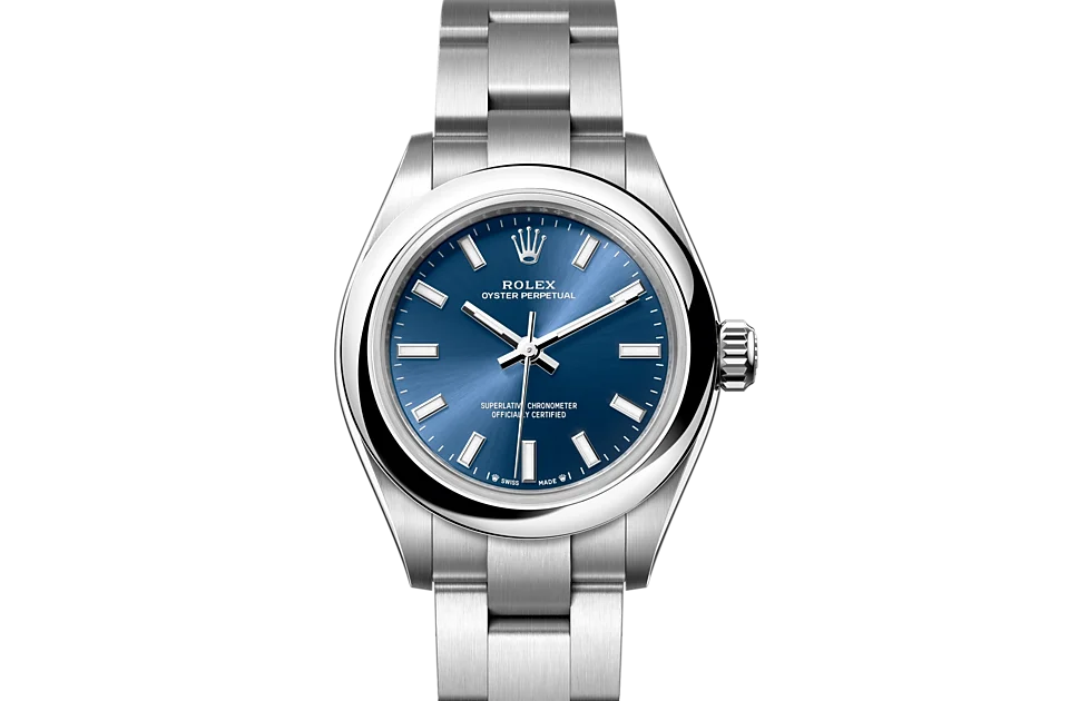 Rolex Oyster Perpetual Oyster, 28 mm, Edelstahl Oystersteel - M276200-0003 at Huber Fine Watches & Jewellery