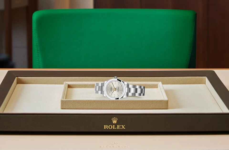 Rolex Oyster Perpetual Oyster, 31 mm, Edelstahl Oystersteel - M277200-0001 at Huber Fine Watches & Jewellery
