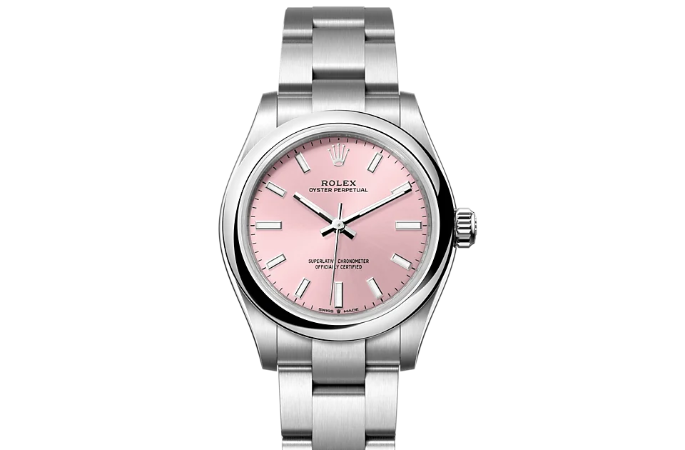 Rolex Oyster Perpetual Oyster, 31 mm, Edelstahl Oystersteel - M277200-0004 at Huber Fine Watches & Jewellery
