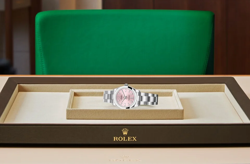 Rolex Oyster Perpetual Oyster, 31 mm, Edelstahl Oystersteel - M277200-0004 at Huber Fine Watches & Jewellery