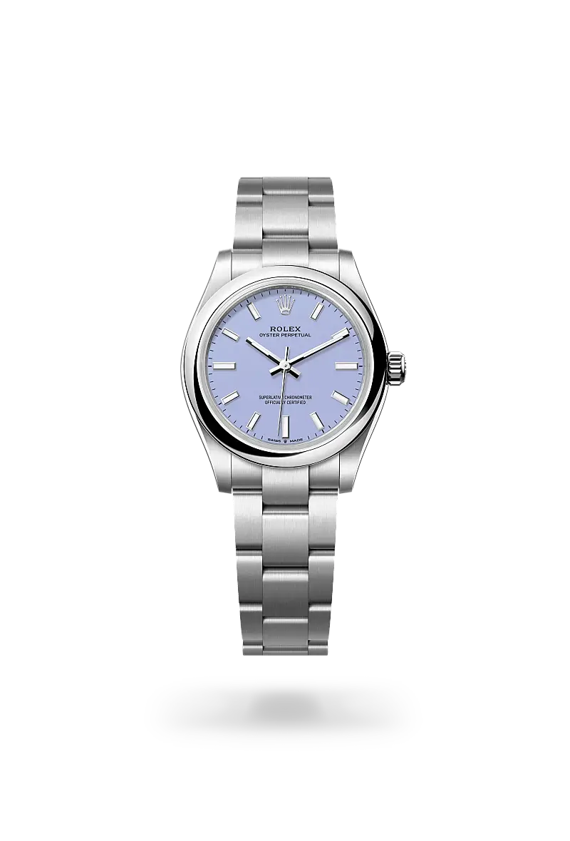 Rolex Oyster Perpetual Oyster, 31 mm, Edelstahl Oystersteel - M277200-0014 at Huber Fine Watches & Jewellery