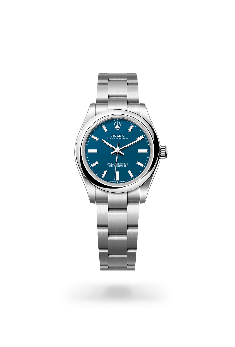 Rolex Oyster Perpetual Oyster, 31 mm, Edelstahl Oystersteel - M277200-0017 at Huber Fine Watches & Jewellery