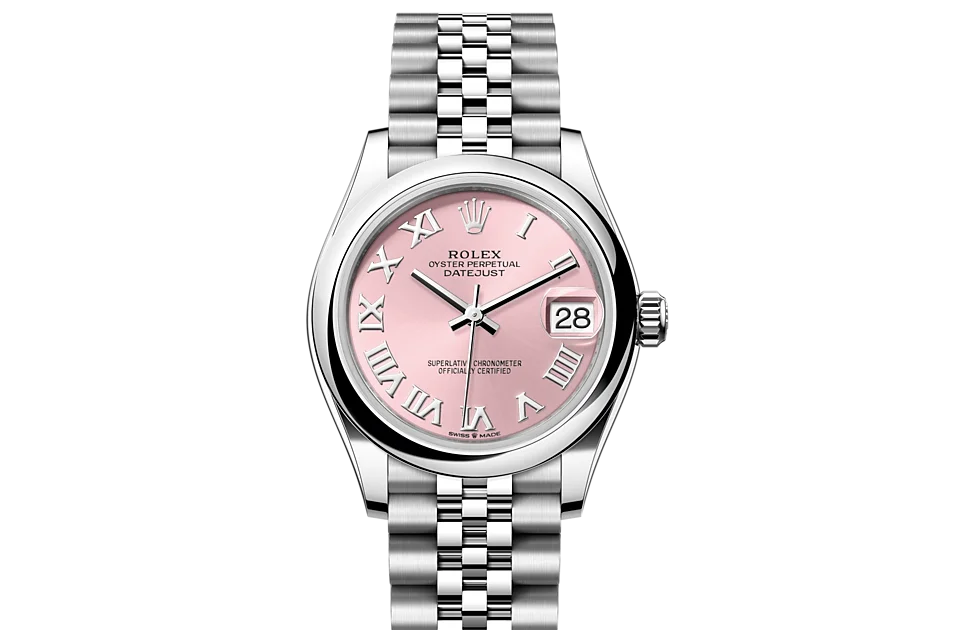 Rolex Datejust Oyster, 31 mm, Edelstahl Oystersteel - M278240-0014 at Huber Fine Watches & Jewellery
