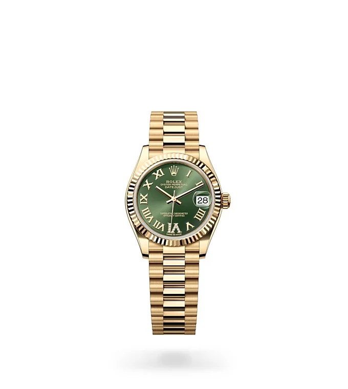 Rolex Datejust Oyster, 31 mm, Gelbgold - M278278-0030 at Huber Fine Watches & Jewellery