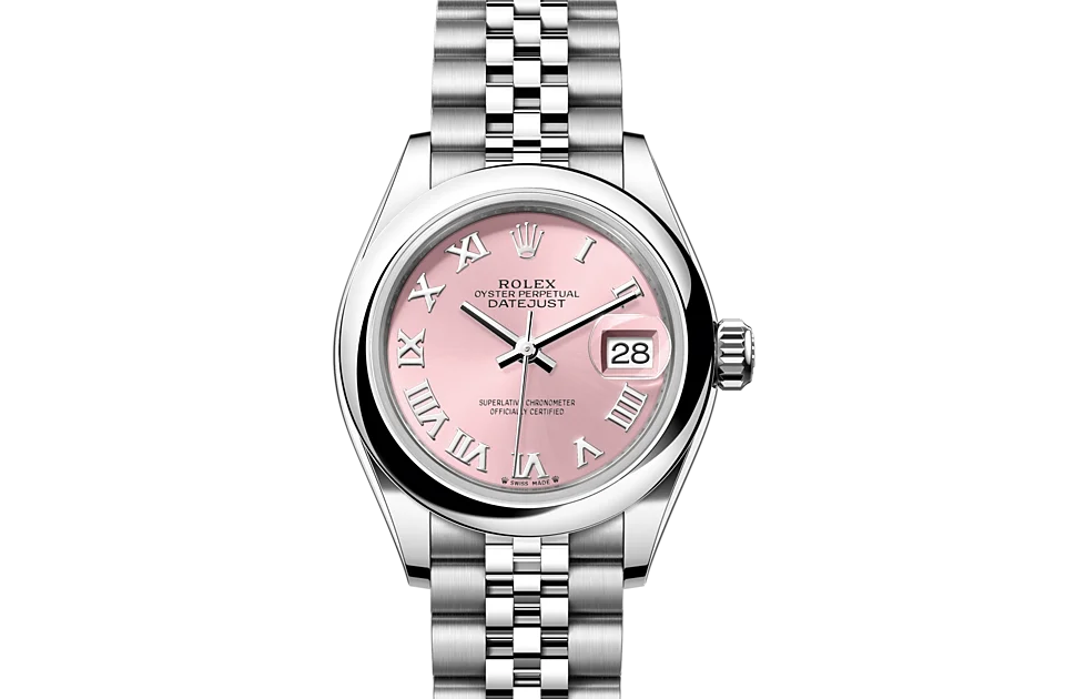 Rolex Lady-Datejust Oyster, 28 mm, Edelstahl Oystersteel - M279160-0013 at Huber Fine Watches & Jewellery