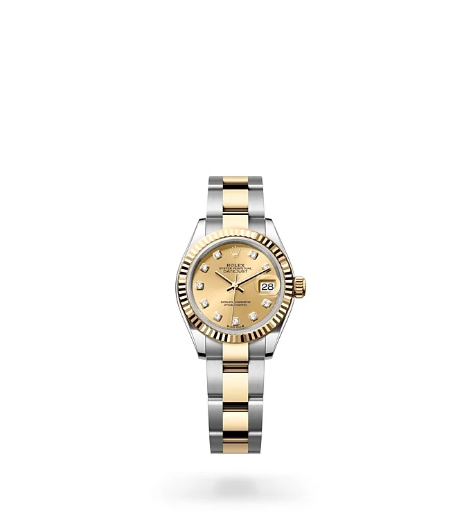 Rolex Lady-Datejust Oyster, 28 mm, Edelstahl Oystersteel und Gelbgold - M279173-0012 at Huber Fine Watches & Jewellery