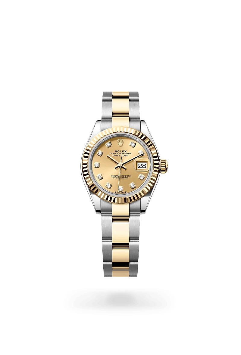 Rolex Lady-Datejust Oyster, 28 mm, Oystersteel and yellow gold - M279173-0012 at Huber Fine Watches & Jewellery