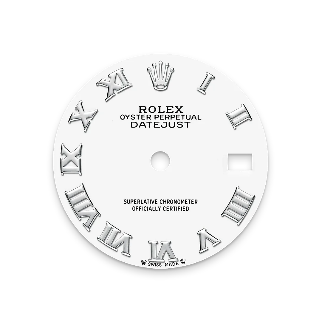 White dial