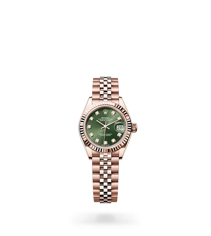 Rolex Lady-Datejust Oyster, 28 mm, Everose-Gold - M279175-0013 at Huber Fine Watches & Jewellery