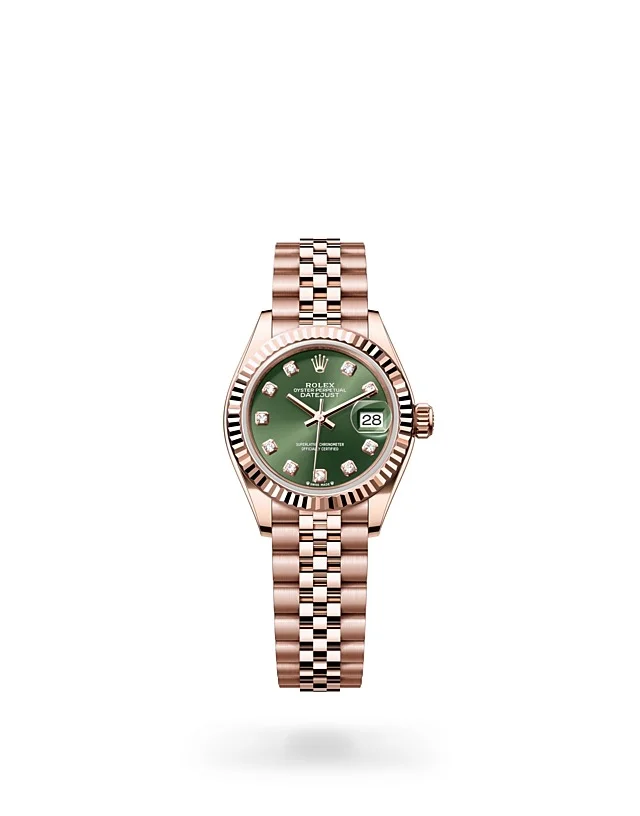 Rolex Lady-Datejust Oyster, 28 mm, Everose-Gold - M279175-0013 at Huber Fine Watches & Jewellery
