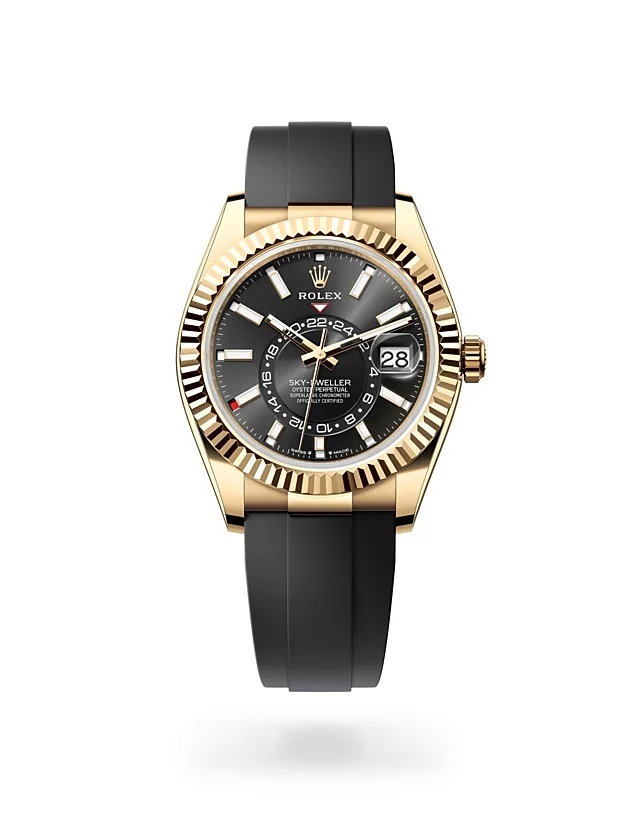 Rolex Sky-Dweller Oyster, 42 mm, Gelbgold - M336238-0002 at Huber Fine Watches & Jewellery