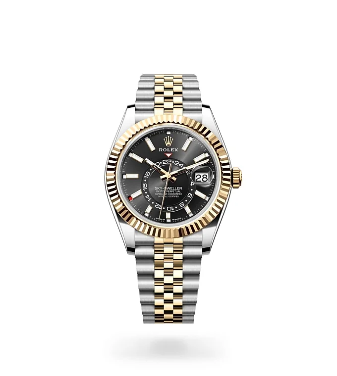 Rolex Sky-Dweller Oyster, 42 mm, Edelstahl Oystersteel und Gelbgold - M336933-0004 at Huber Fine Watches & Jewellery