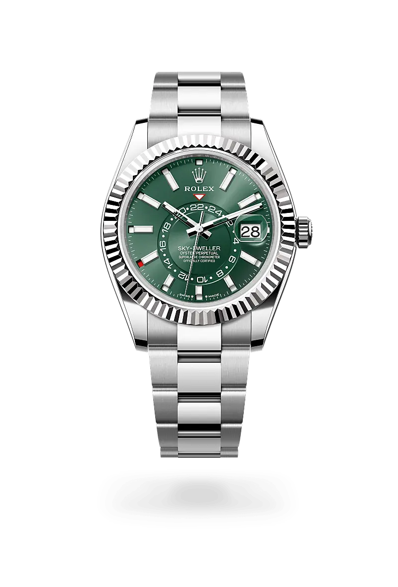 Rolex Sky-Dweller Oyster, 42 mm, Oystersteel and white gold - M336934-0001 at Huber Fine Watches & Jewellery