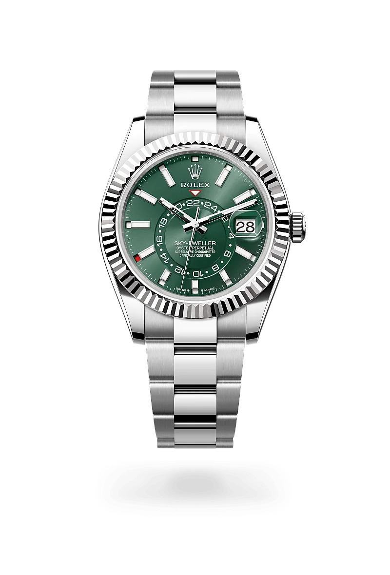 Rolex Sky-Dweller Oyster, 42 mm, Edelstahl Oystersteel und Weißgold - M336934-0001 at Huber Fine Watches & Jewellery