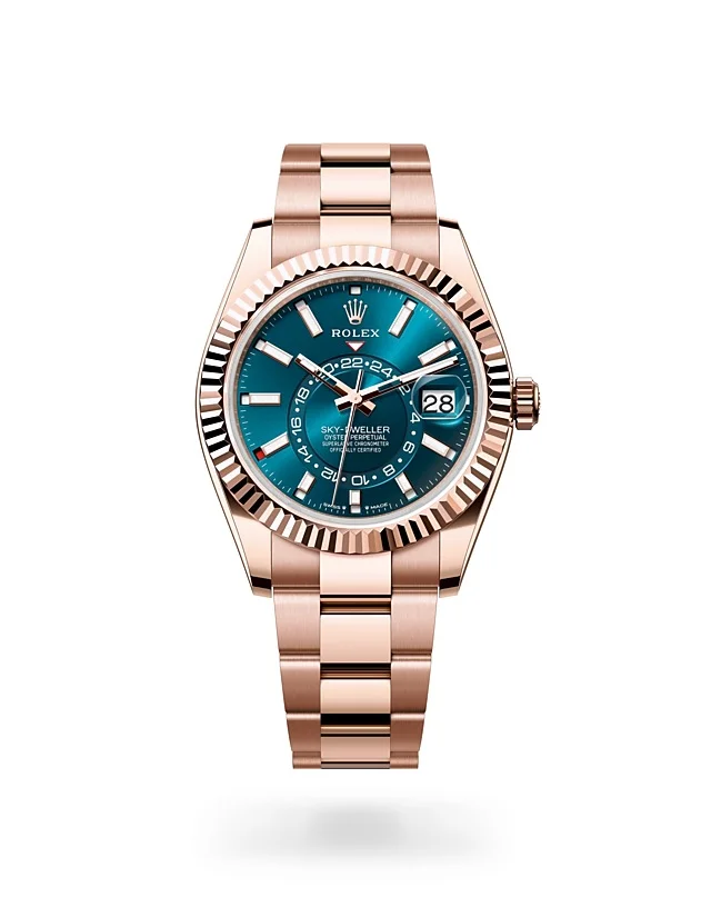 Rolex Sky-Dweller Oyster, 42 mm, Everose-Gold - M336935-0001 at Huber Fine Watches & Jewellery