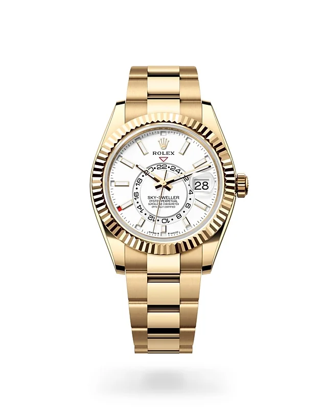 Rolex Sky-Dweller Oyster, 42 mm, Gelbgold - M336938-0003 at Huber Fine Watches & Jewellery