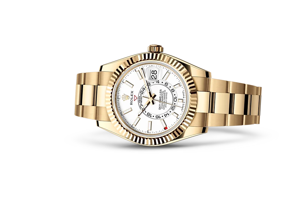 Rolex Sky-Dweller Oyster, 42 mm, Gelbgold - M336938-0003 at Huber Fine Watches & Jewellery