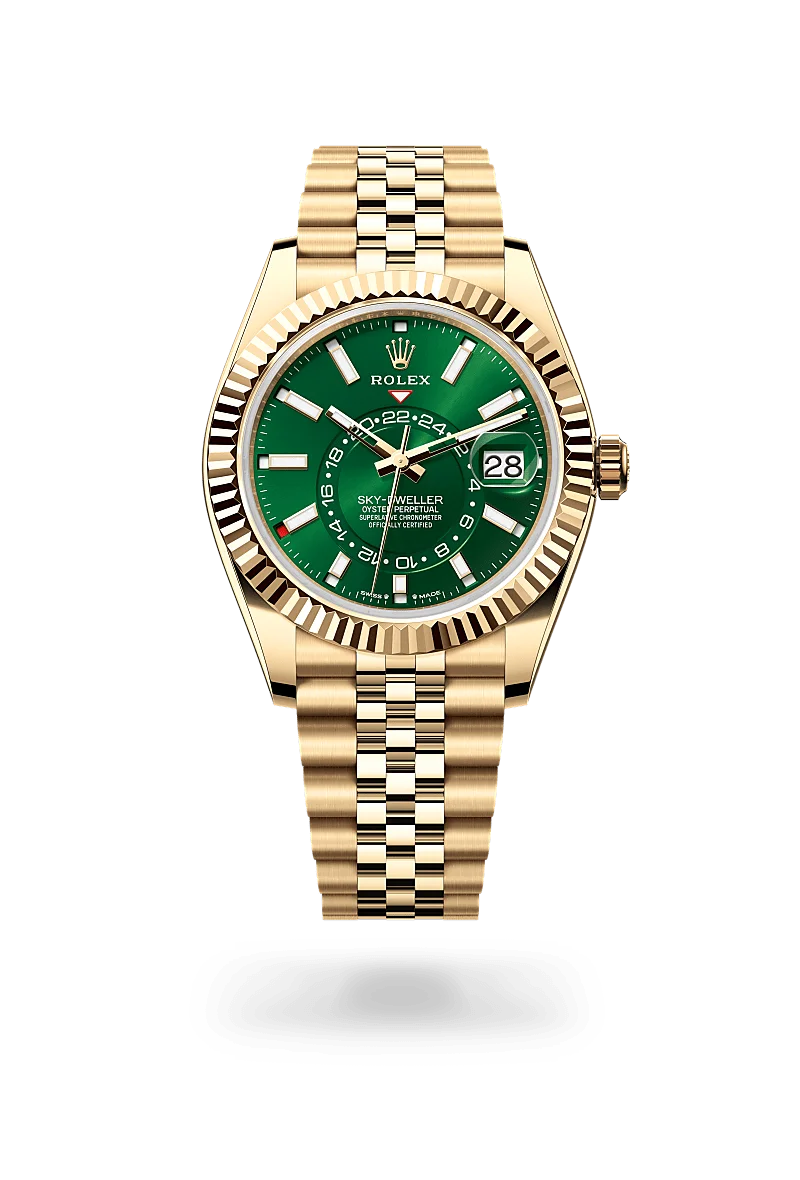 Rolex Sky-Dweller Oyster, 42 mm, Gelbgold - M336938-0008 at Huber Fine Watches & Jewellery