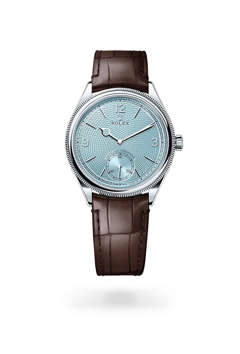 Rolex 1908 39 mm, Platin, poliert - M52506-0002 at Huber Fine Watches & Jewellery