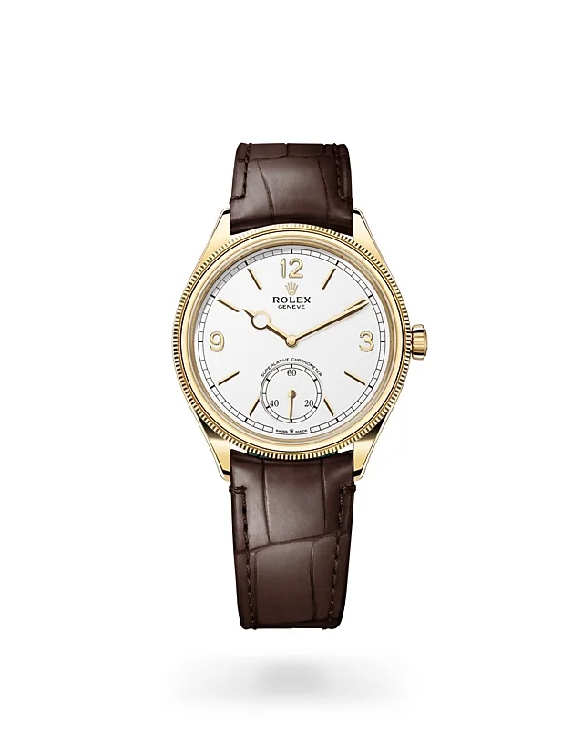 Rolex 1908 1908 39 mm, 18 Karat Gelbgold, poliert - M52508-0006 at Huber Fine Watches & Jewellery