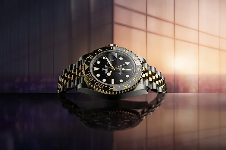 Rolex watches black and gold online
